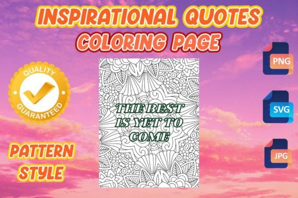 A Brand Designer's Take on Inspirational Quotes Pattern Coloring 10