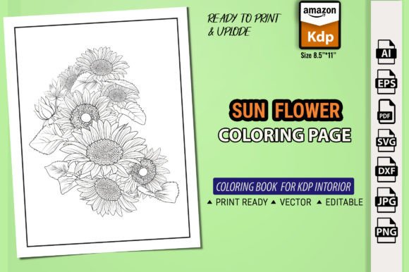A Crafter's Review of Sunflower Coloring Book Graphics for Handmade Projects
