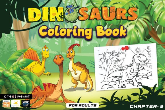 A Dinosaur Coloring Book Chapter 3 Graphics Review for Creators