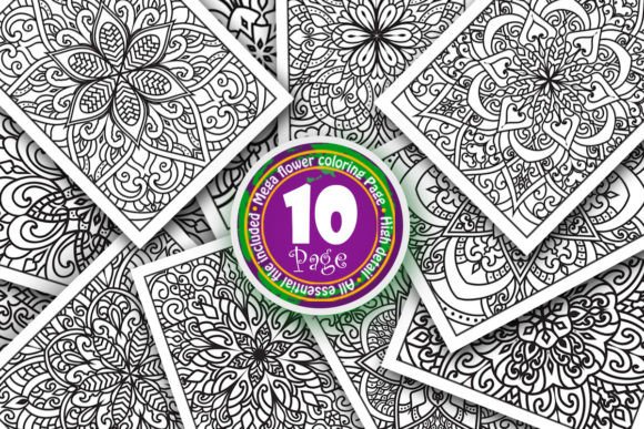 A Practical Review of the Flower Coloring Page Mandala Bundle