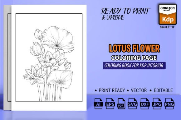 Evaluating Lotus Flowers Coloring Pages for Embroidery Projects