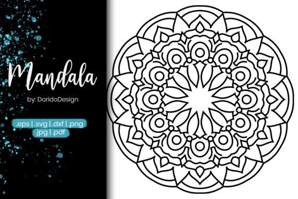 Mandala Coloring Page Vol.62 Review: Graphics & Coloring Pages Amp