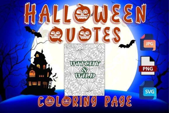 Mandala Halloween Quotes Graphics for Seasonal Branding