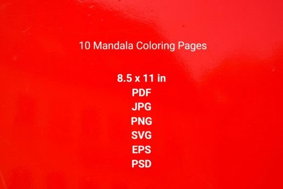 Reviewing 10 Mandalas Coloring Page for Blog & Editorial Graphics