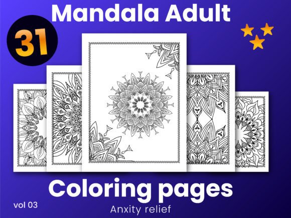 Reviewing Mandala Adult Coloring Pages Vol 03 for Product Creation