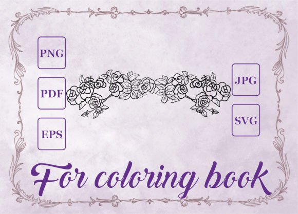 Table Contents Roses: A Coloring Book for Embroidery Designers?