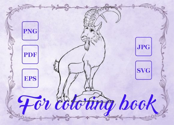 The Mountain Goat Clipart: A Commercial Graphics Asset Review